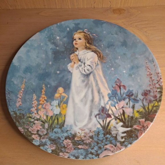Vintage 1988 John McClelland Twinkle Twinkle Little Star Collector Plate Knowles - Picture 5 of 5